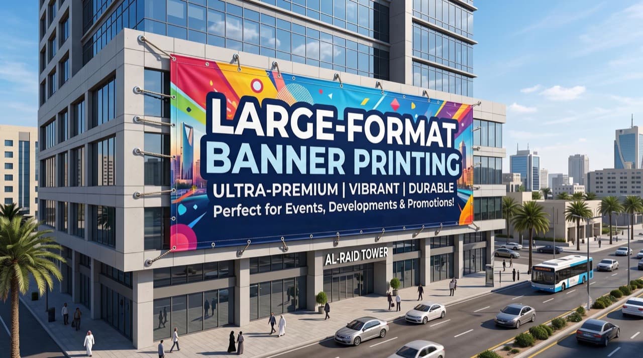 Large-format banner printing
