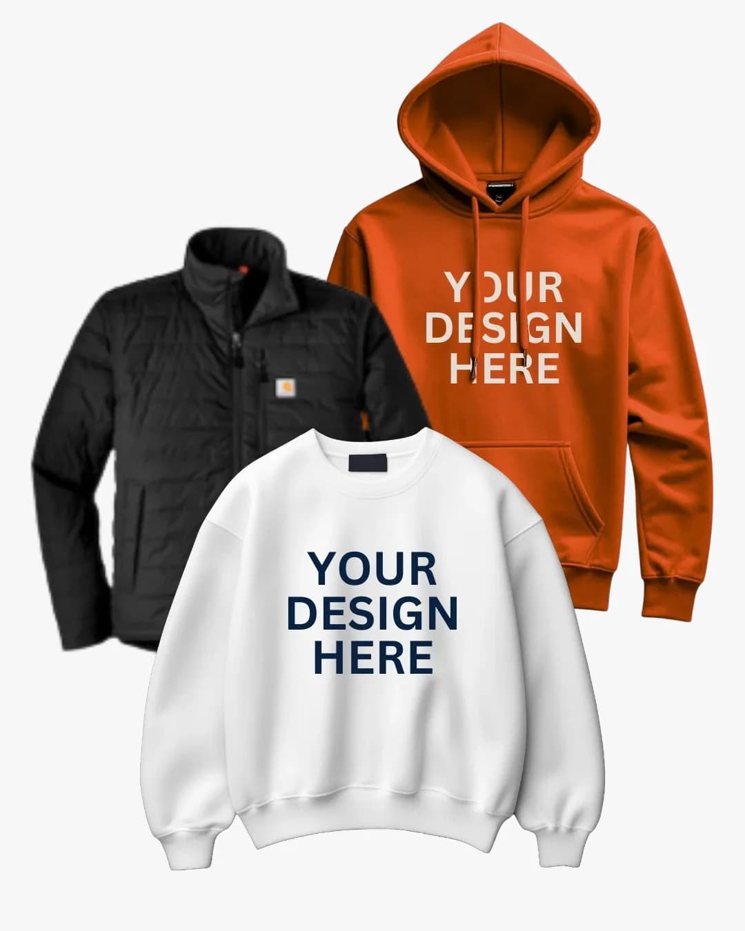 Custom hoodies, sweatshirts & jackets