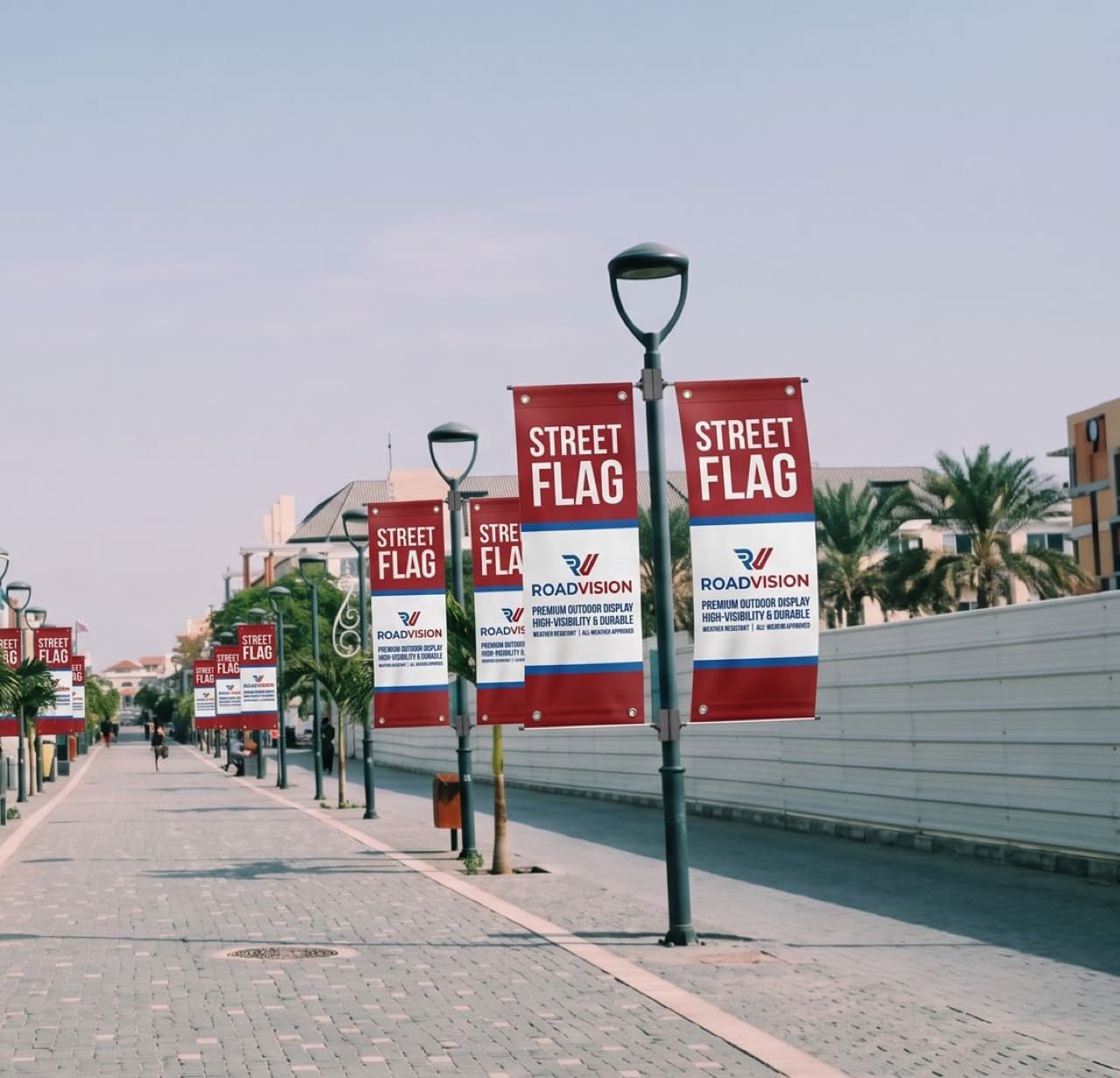 Flags & street pole banners
