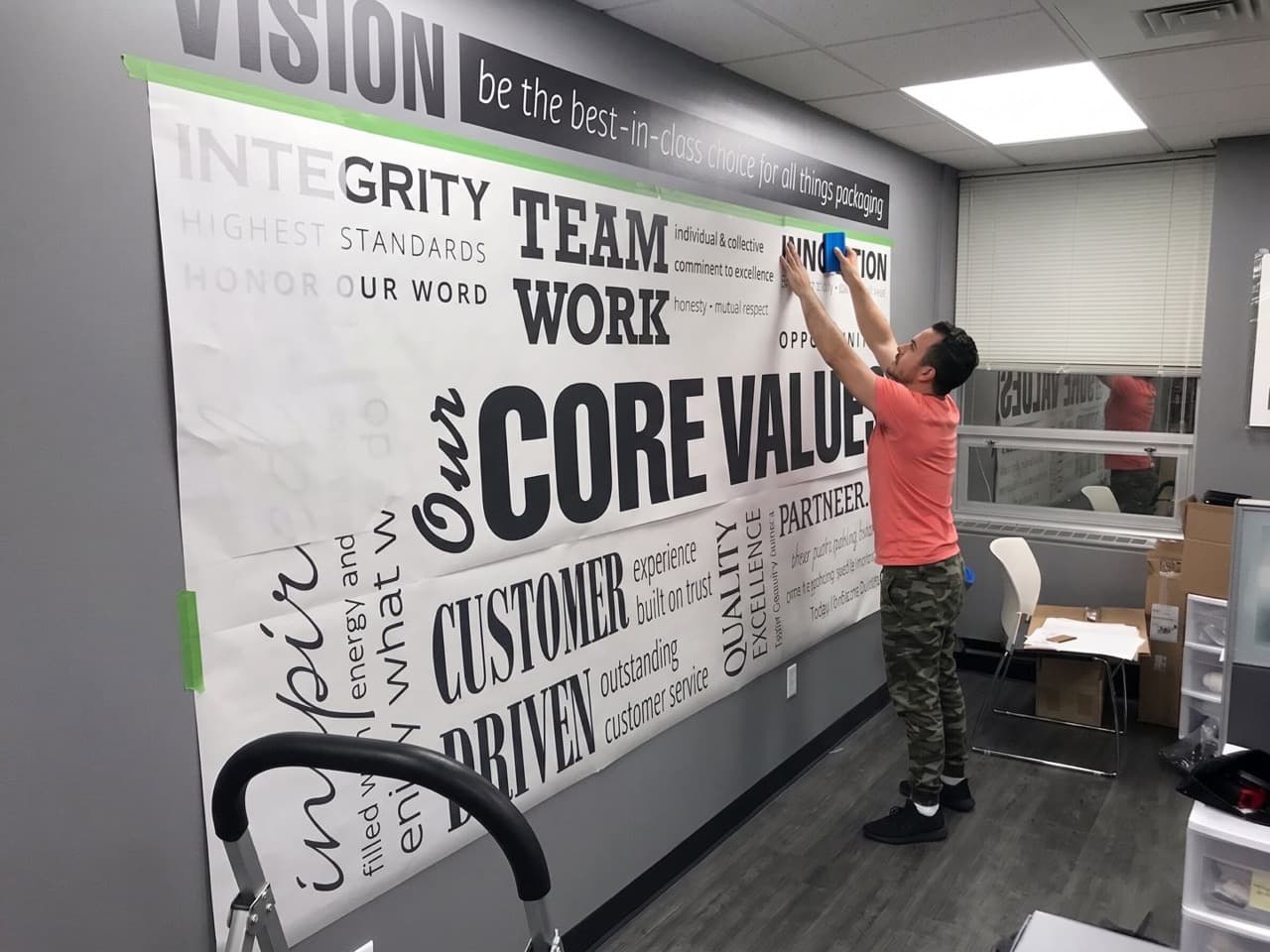 Stickers, labels & wall graphics